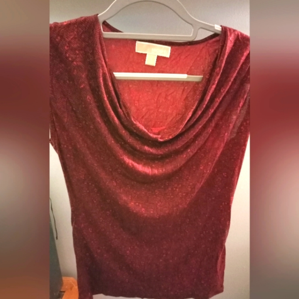 A red blouse